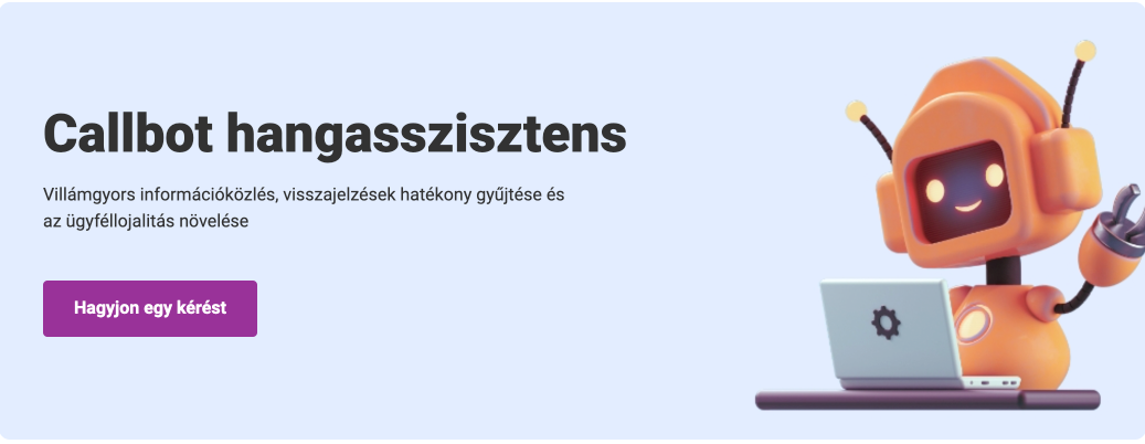Callbot hangasszisztens - Callbot.hu